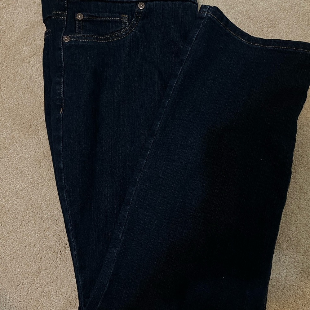 Women’s Dark wash Pull on Blue Jeans